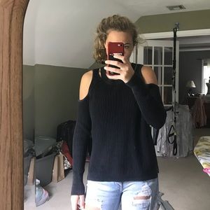 Open Shoulder Sweater